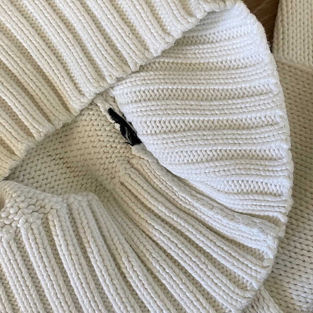 Polo Jeans Ralph Lauren white basic knit sweater - Picture 7 of 7